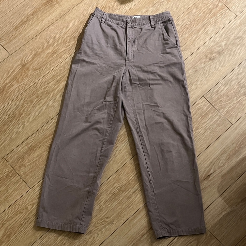 Aritzia Sunday Best Jaden chino pants in taupe